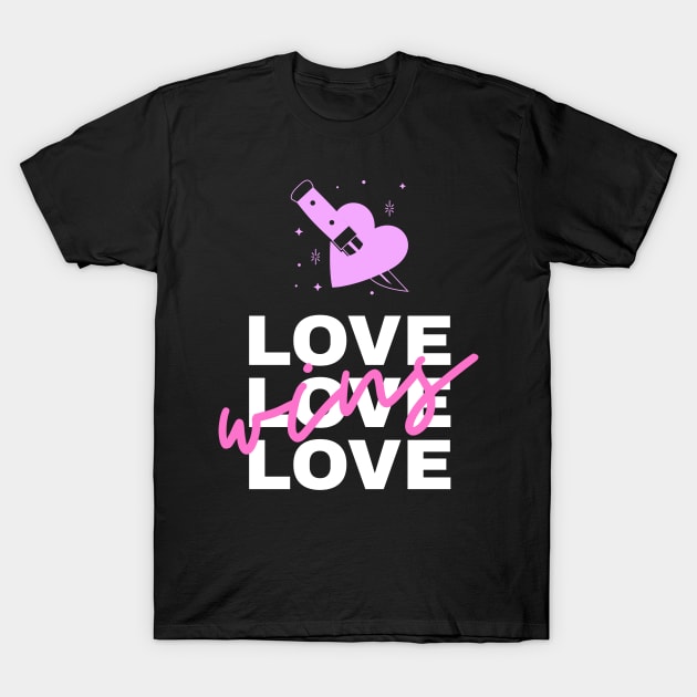 Wins Love T-Shirt by Creative Town